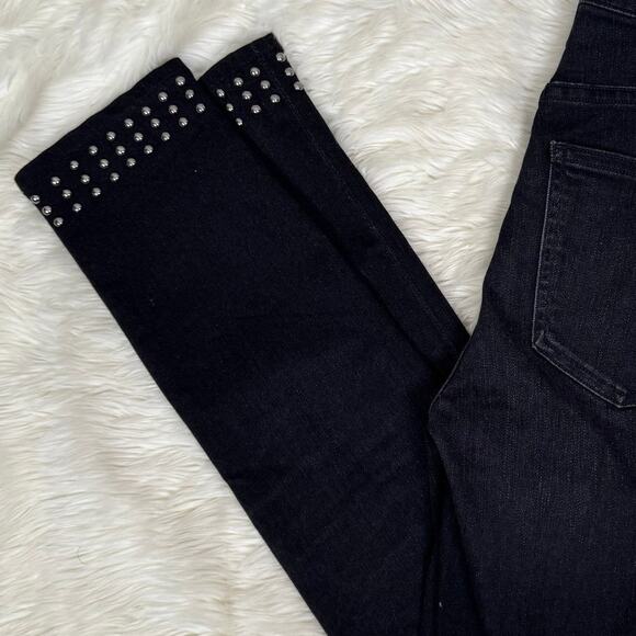 Citizens of Humanity Rocket High RIse Skinny Ankle Studded Jeans Size 25 - Picture 6 of 16